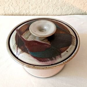 Handmade Ceramic Covered Dish